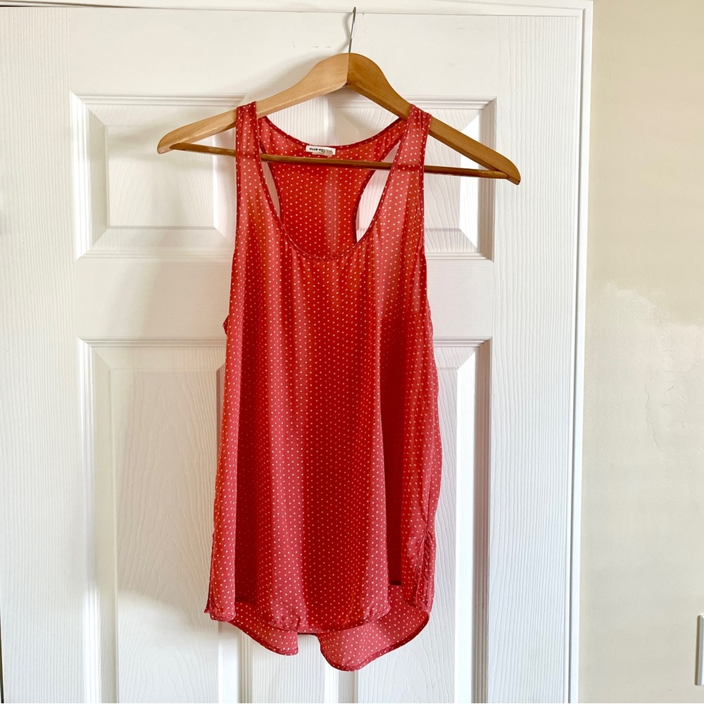 Club Monaco Sleeveless Racerback blouse